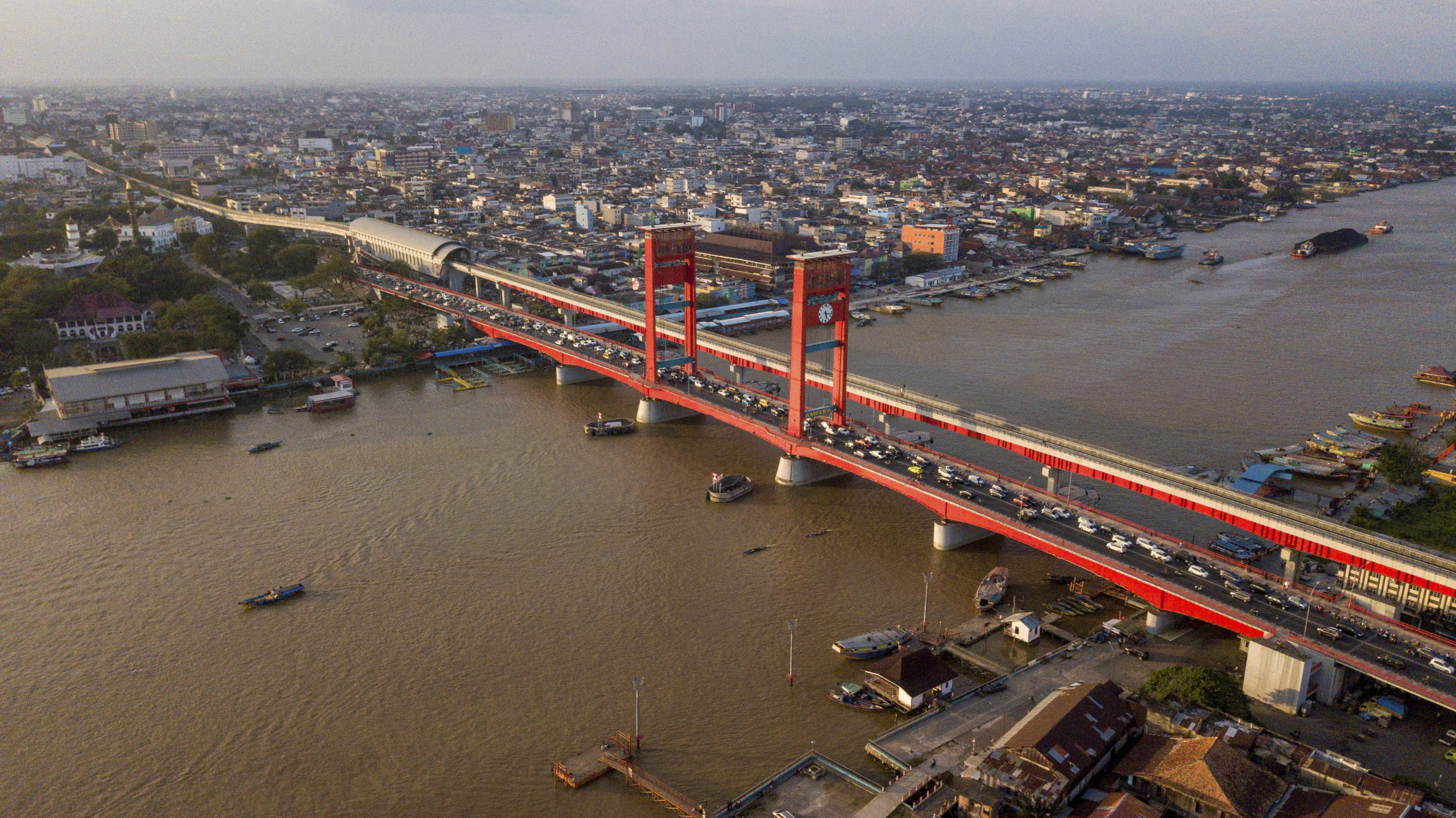 Kota Palembang dari atas